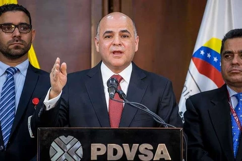 Bộ trưởng Dầu mỏ Venezuela Manuel Quevedo. (Nguồn: EPA)