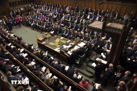 Toàn cảnh phiên họp của Hạ viện Anh ở London ngày 27/3/2019. (Nguồn: THX/TTXVN)