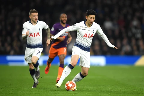 Son Heung-min tòa sáng giúp Tottenham vượt qua Manchester City. (Nguồn: Getty Images)
