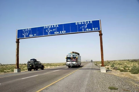 Đường cao tốc Makran ở Pakistan. (Nguồn: seaviewgwadar.com)