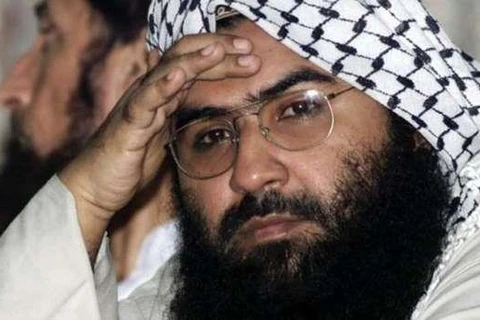 Thủ lĩnh nhóm vũ trang Hồi giáo Jaish-e-Mohammad (JeM) Masood Azhar. (Nguồn: Indian Express)