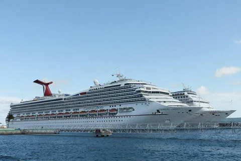 Tàu du lịch của Công ty du lịch tàu biển Carnival Cruise Lines. (Nguồn: AFP)