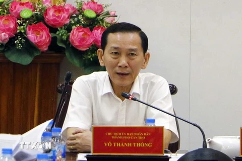 Ông Võ Thành Thống, Phó Bí thư Thành ủy, Chủ tịch Ủy ban Nhân dân thành phố Cần Thơ, được bổ nhiệm giữ chức vụ Thứ trưởng Bộ Kế hoạch và Đầu tư. (Nguồn: TTXVN)