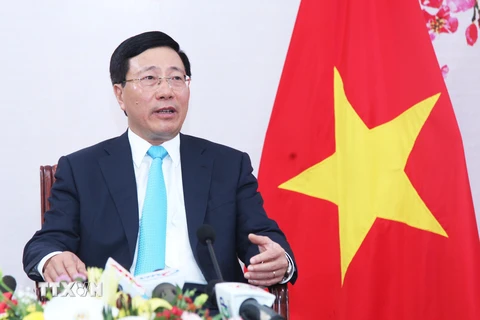 Phó Thủ tướng, Bộ trưởng Ngoại giao Phạm Bình Minh. (Ảnh: Minh Hoàng/TTXVN)