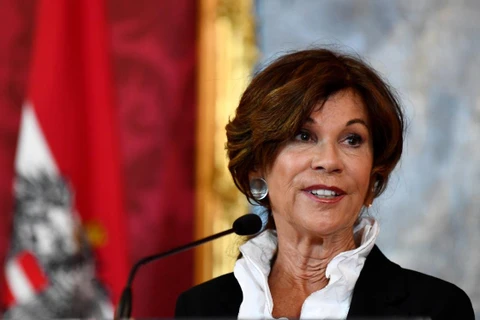 Chủ tịch Tòa án Hiến pháp Brigitte Bierlein. (Nguồn: Getty Images)
