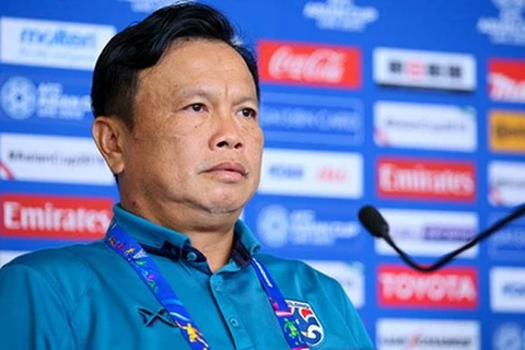 Huấn luyện viên Sirisak Yodyardthai của đội tuyển Thái Lan. (Nguồn: AFP)