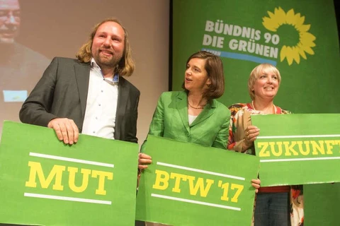 Một cuộc vận động bầu cử của Đảng Xanh (Die Grünen) ở Đức. (Nguồn: merkur.de)