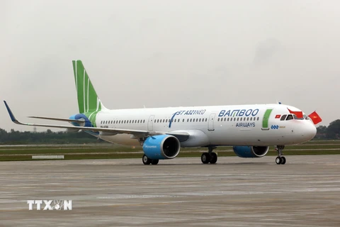 Bamboo Airways bắt đầu khai thác thương mại từ ngày 16/1/2019. (Ảnh: Huy Hùng/TTXVN)