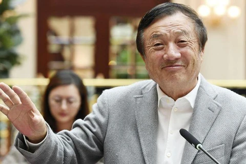 Ông Nhậm Chính Phi, nhà sáng lập hãng viễn thông khổng lồ Trung Quốc Huawei. (Nguồn: AFP)