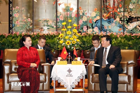 Hình ảnh hoạt động của Chủ tịch Quốc hội trong chuyến thăm Trung Quốc