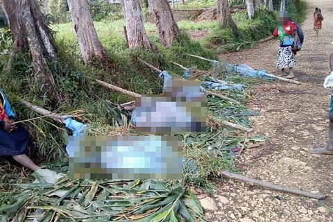 Bạo lực bộ lạc ở tỉnh Hela, Papua New Guinea đã khiến ít nhất 15 phụ nữ và trẻ em thiệt mạng. (Nguồn: theguardian.com)