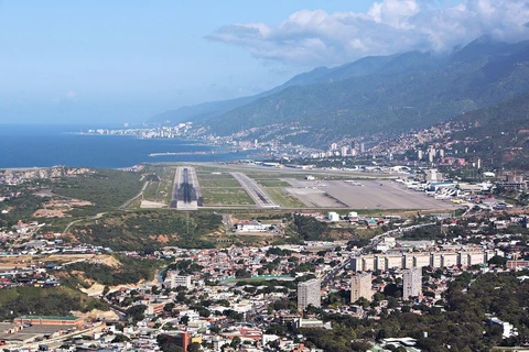 Sân bay quốc tế Simon Bolivar ở Caracas. (Nguồn: Airliners.net)