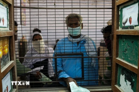 Bệnh nhân lao điều trị tại một bệnh viện ở Kanpur, Ấn Độ. (Nguồn: AFP/TTXVN)