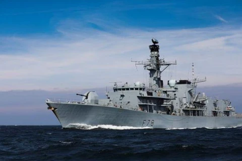 Chiến hạm HMS Kent của Anh. (Nguồn: Bộ Quốc phòng Anh)