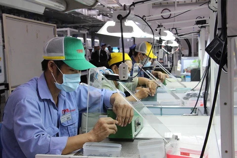 Hoạt động sản xuất của Công ty TPR Việt Nam (Khu công nghiệp Việt Nam-Singapore II-A), Bình Dương. (Nguồn: baobinhduong.vn)