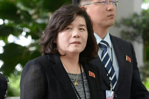 Thứ trưởng Ngoại giao Triều Tiên Choe Son-hui. (Nguồn: AFP)