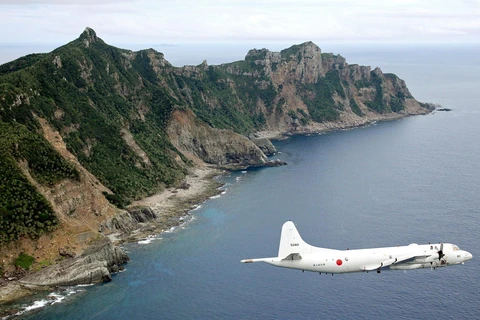 Quần đảo tranh chấp mà Nhật Bản gọi là Senkaku trong khi Trung Quốc gọi là Điếu Ngư. (Nguồn: AP)