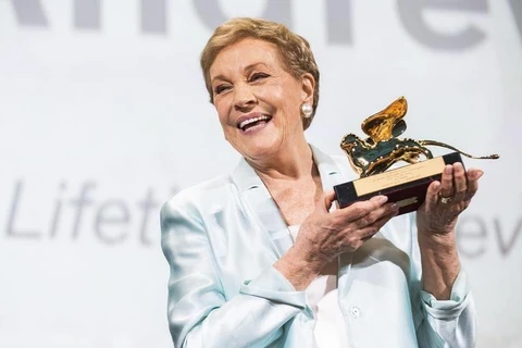 Minh tinh người Anh Julie Andrews được vinh danh với giải Sư tử Vàng thành tựu trọn đời. (Nguồn: illawarramercury.com.au)