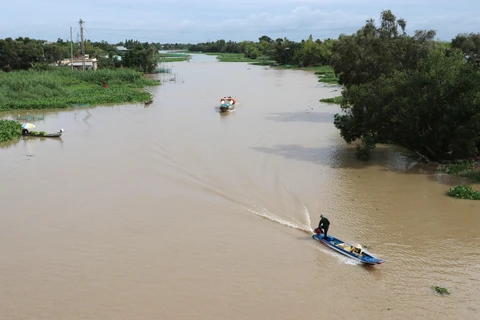 Nhọc nhằn mưu sinh mùa lũ muộn ở Đồng bằng sông Cửu Long