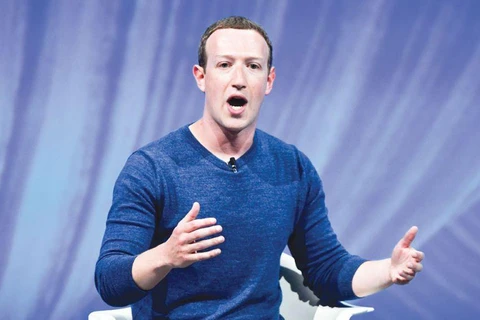 CEO Facebook Mark Zuckerber. (Nguồn: AFP)