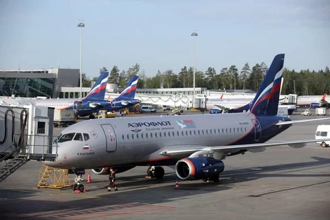 Máy bay của hãng hàng không Nga Aeroflot. (Nguồn: Bloomberg News)