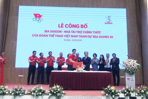 Đoàn thể thao Việt Nam tham dự SEA Games 30 có nhà tài trợ chính thức 