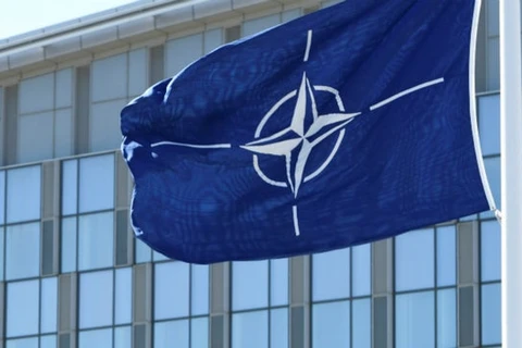 Lá cờ tổ chức quân sự NATO. (Nguồn: Getty Images)