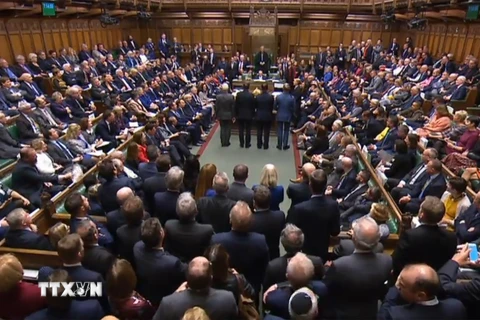 Toàn cảnh phiên họp Hạ viện Anh tại thủ đô London ngày 22/10/2019. (Nguồn: AFP/TTXVN)