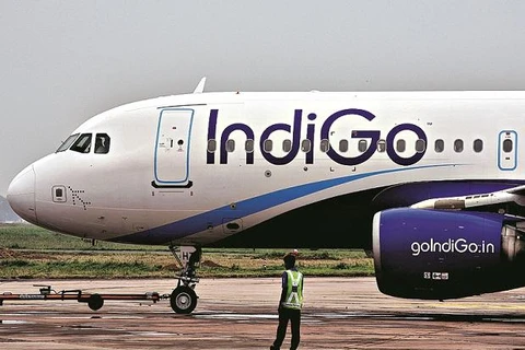 Máy bay của hãng IndiGo. (Nguồn: Business Standard)