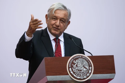 Tổng thống Mexico Andres Manuel Lopez Obrador. (Nguồn: AFP/TTXVN)
