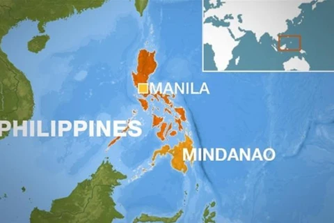 Khu vực đảo Mindanao trên bản đồ Philippines. (Nguồn: Al Jazeera)