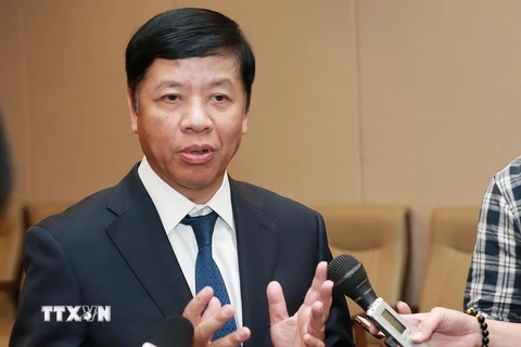 Thứ trưởng Bộ Ngoại giao Nguyễn Quốc Cường. (Ảnh: Lâm Khánh/TTXVN)
