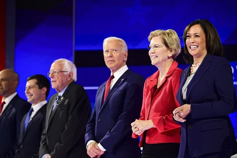 Các ứng cử viên tranh cử Tổng thống Mỹ 2020 của Đảng Dân chủ. (Nguồn: Getty Images)