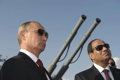 Tổng thống Nga Putin và Tổng thống Ai Cập Abdel Fattah al-Sisi. (Nguồn: nationalinterest.org)