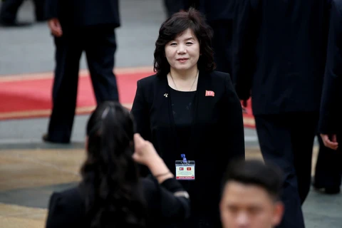 Thứ trưởng Thứ nhất Bộ Ngoại giao Triều Tiên Choe Son-hui. (Nguồn: AFP)