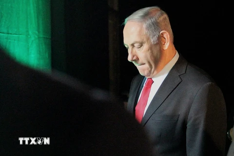 Thủ tướng Israel Benjamin Netanyahu. (Nguồn: AFP/TTXVN