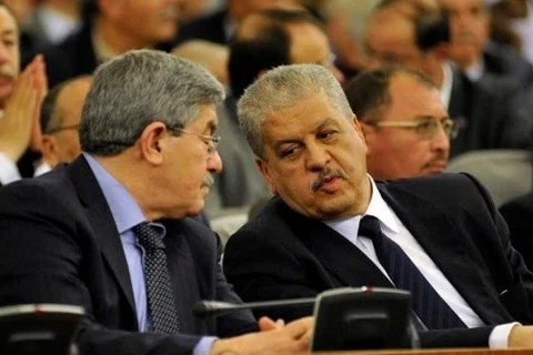 2 cựu Thủ tướng Algeria - Ahmed Ouyahia và Abdelmalek Sellal. (Nguồn: AFP)