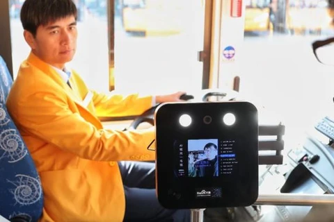 Một số xe buýt ở Thượng Hải đã ứng dụng công nghệ nhận diện khuôn mặt. (Nguồn: Getty Images)