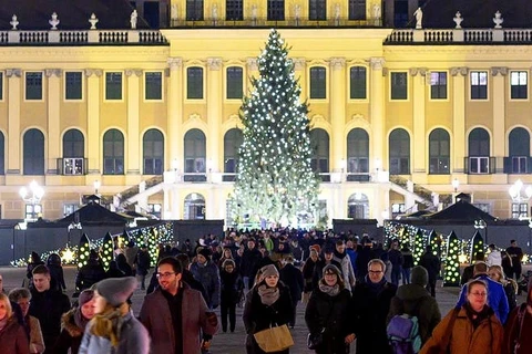 Chợ Giáng sinh ở Vienna, Áo. (Nguồn: AFP)