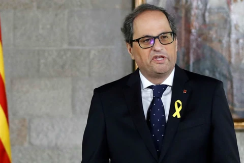 Thủ hiến vùng Catalonia Quim Torra. (Nguồn: AFP)
