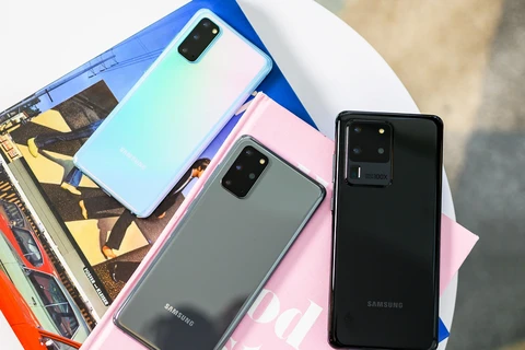 Bộ ba phiên bản điện thoại Samsung Galaxy S20. (Nguồn: wired.com)