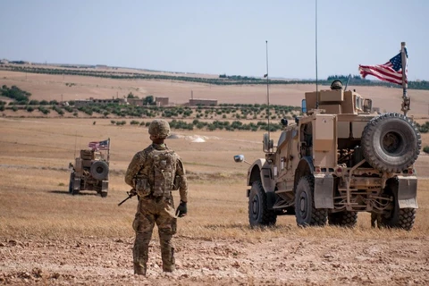 Binh sỹ Mỹ ở Manbij, Syria. (Nguồn: US Army)