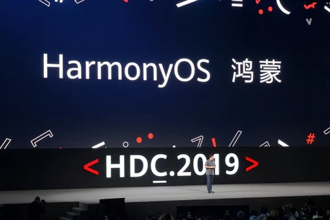 Huawei đã cho ra mắt hệ điều hành Harmony tự tạo tại sự kiện Hội nghị các nhà phát triển năm 2019. (Nguồn: Reuters)