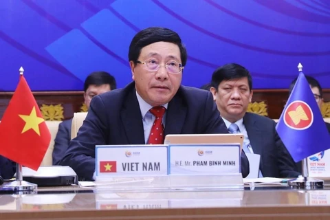 Phó Thủ tướng, Bộ trưởng Bộ Ngoại giao Phạm Bình Minh. (Ảnh: Lâm Khánh/TTXVN)