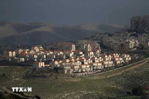 Khu định cư Maale Adumim của Israel ở Bờ Tây ngày 25/2/2020. (Nguồn: AFP/TTXVN)