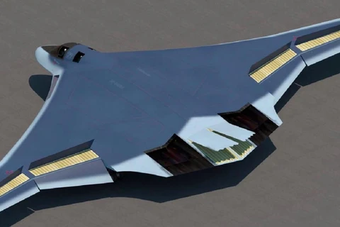 Mô hình máy bay ném bom chiến lược thế hệ mới của Nga. (Nguồn: The Diplomat)