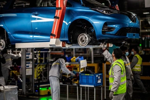 Bên trong nhà máy của hãng xe Renault tại Pháp. (Nguồn: AFP)