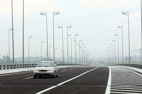 Nhiều sai phạm được Kiểm toán chỉ ra ở dự án cao tốc Cầu Giẽ-Ninh Bình.(Ảnh: TTXVN)