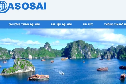 Giao diện trang thông tin điện tử mới được ra mắt để phục vụ cho ASOSAI 14. (Ảnh: asosai14.vn)
