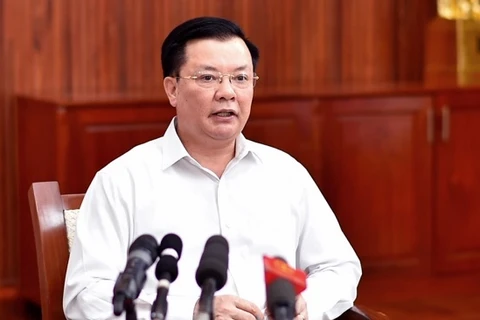 Bộ trưởng Bộ Tài chính Đinh Tiến Dũng (Ảnh: CTV/Vietnam+)